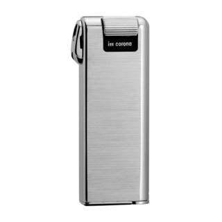 Corona Pipe Master Lighter - Chrome Brushed - Click Image to Close